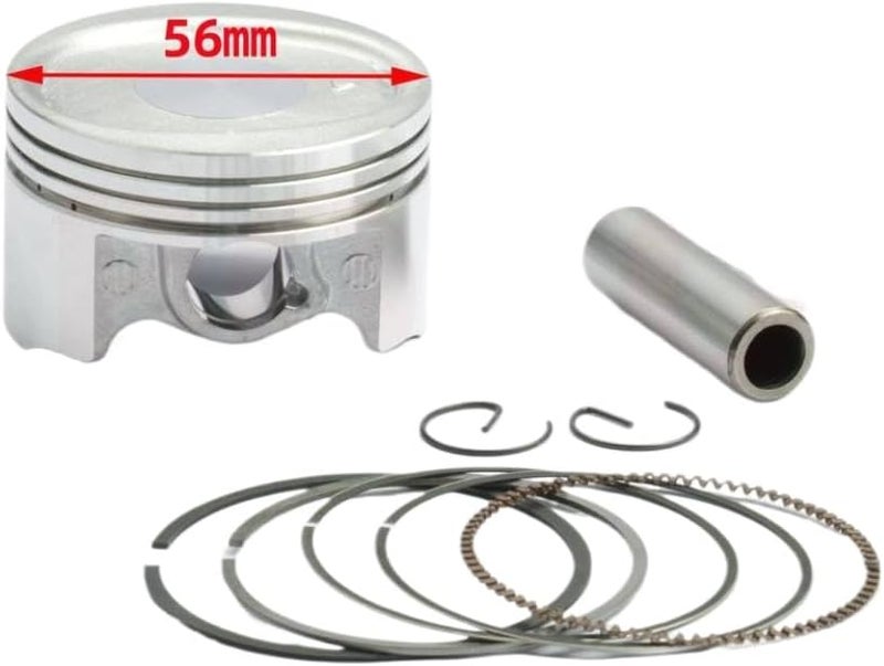 Bajaj Discover BM150 Piston Ring Pin Kit 56mm Motorcycle Engine Part 8K1927225B - Image 2
